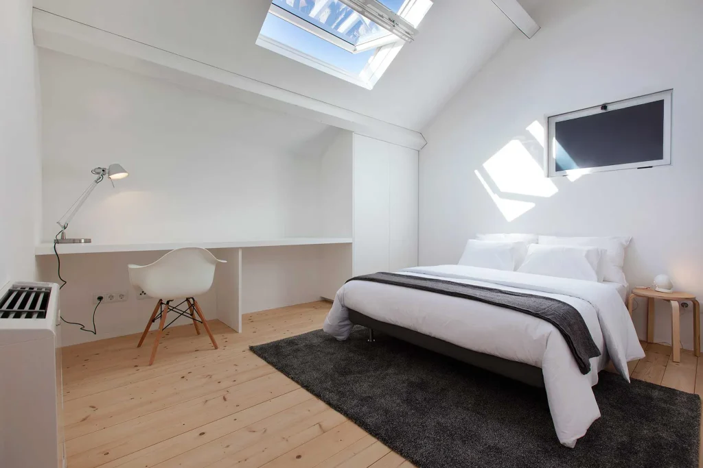 Arquitectura; Fotografia de Interior; Real State; Architecture; Quarto de dormir; apartamento na baixa do porto